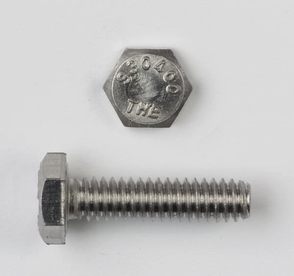 14X1HBSSFT 1/4-20 X 1 HEX TAP BOLT 304 STAINLESS STEEL (FULLY THREADED)